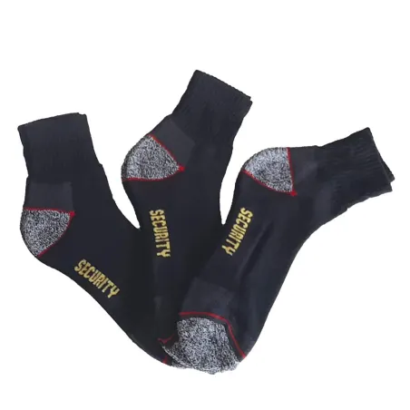 Lot de 3 paires de chaussettes de sécurité courtes Lot de 3 paires de chaussettes de sécurité courtes
