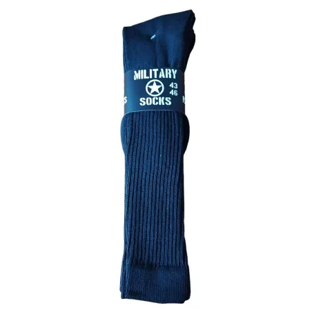 Lot de 3 paires de chaussettes hautes noires 39/42 et 43/46 Lot de 3 paires de chaussettes hautes noires 39/42 et 43/46