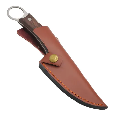 Couteau Nordique Manche bois acier inoxydable 23.2 x 3.7 x 1.5 cm Couteau Nordique Manche bois acier inoxydable 23.2 x 3.7 x 1.5 cm