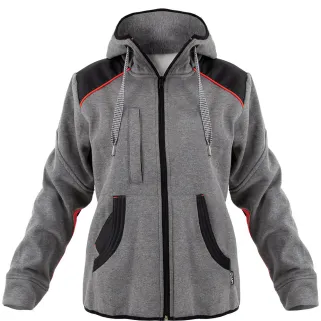 Blouson de travail Femme molletonné Gris à Capuche S à 2XL