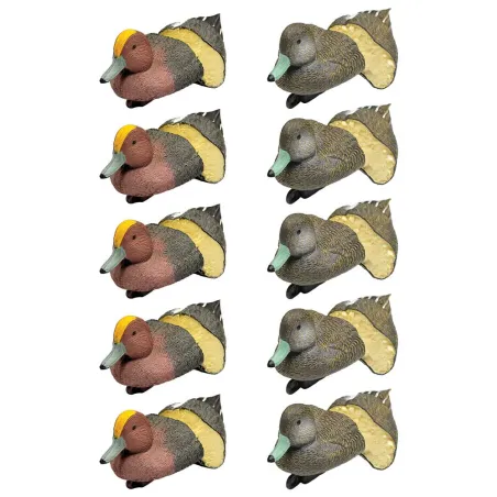 Pack 5 siffleurs mâles et 5 femelles moussés
