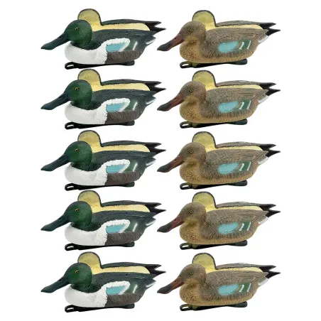 Pack 5 souchets mâles et 5 femelles moussés