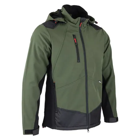 Blouson Softshell River kaki de M à 3XL