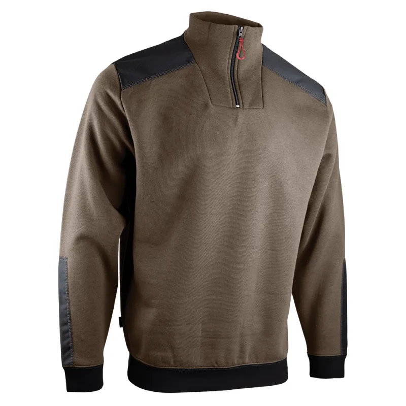 Sweat camionneur homme Cuzco marron de M à 3XL Sweat camionneur homme Cuzco marron de M à 3XL