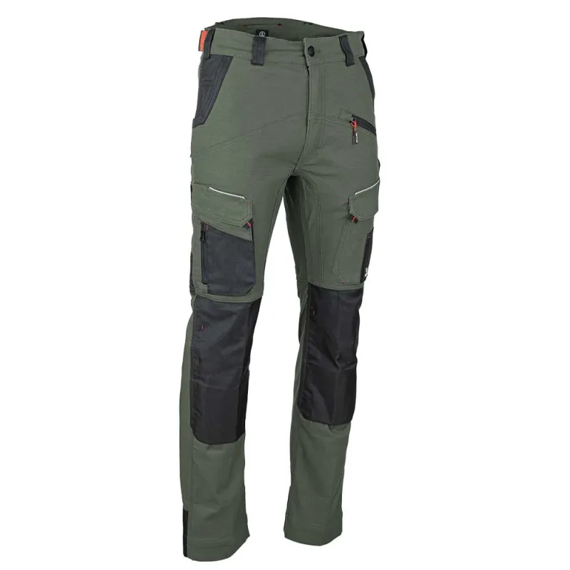 Pantalon Stretch Memory vert du 40 au 54 Pantalon Stretch Memory vert du 40 au 54