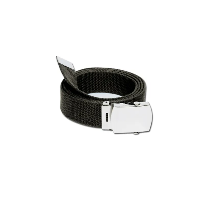 Ceinture Toile Type US Percussion noir 130 cm Ceinture Toile Type US Percussion noir 130 cm