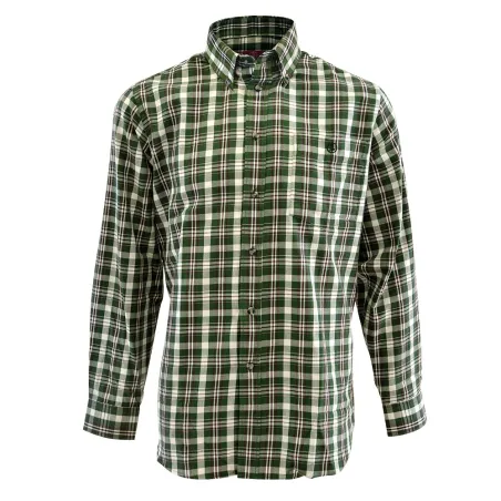 Chemises Chasse à carreaux vert du S au 4XL