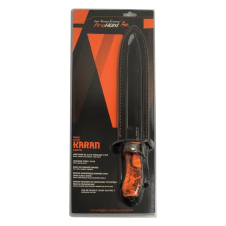Dague de chasse Karan acier 420 camo 25 cm