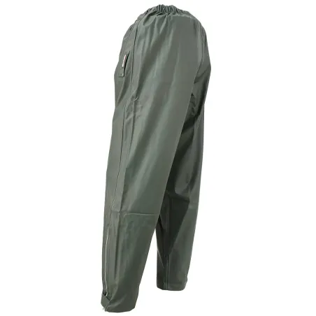 Pantalon de pluie Tonerre imperméable polyuréthane pvc kaki foncé Pantalon de pluie Tonerre imperméable polyuréthane pvc kaki foncé