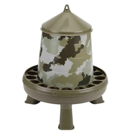 Mangeoire sur pieds surélevés 4 kg camo Ø 33cm H 37,5cm