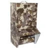 Mangeoire acier galvanisée 20kg camo 29,5x24,5x50 cm Mangeoire acier galvanisée 20kg camo 29,5x24,5x50 cm