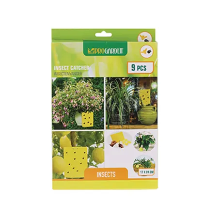 9 autocollants tue mouches/insectes jaune 17x24cm 9 autocollants tue mouches/insectes jaune 17x24cm