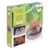 3 Spirales d'encens anti-moustique 8h citronnelle métal argenté 3 Spirales d'encens anti-moustique 8h citronnelle métal argenté