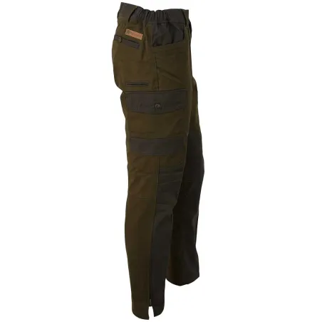 Pantalon de chasse anti-ronces Tradition polyester kaki T38 à 60 Pantalon de chasse anti-ronces Tradition polyester kaki T38 à 60