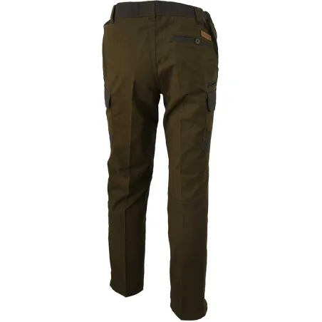 Pantalon de chasse anti-ronces Tradition polyester kaki T38 à 60 Pantalon de chasse anti-ronces Tradition polyester kaki T38 à 60