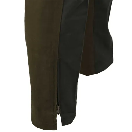 Pantalon de chasse anti-ronces Tradition polyester kaki T38 à 60 Pantalon de chasse anti-ronces Tradition polyester kaki T38 à 60