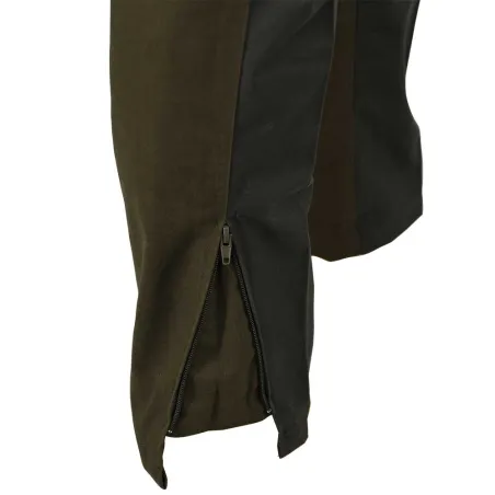 Pantalon de chasse anti-ronces Tradition polyester kaki T38 à 60 Pantalon de chasse anti-ronces Tradition polyester kaki T38 à 60