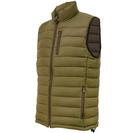 Doudoune sans manche polyamide kaki M à 3XL Doudoune sans manche polyamide kaki M à 3XL
