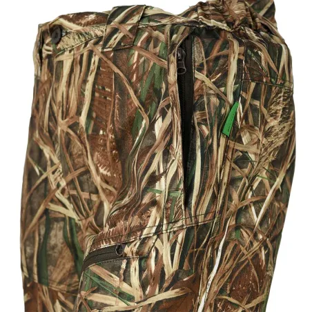 Pantalon pour gibier d'eau "Duck Pant" polyester camo roseaux 38 à 54 Pantalon pour gibier d'eau "Duck Pant" polyester camo roseaux 38 à 54
