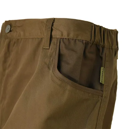 Pantalon de chasse T649N polyester coton marron 38 à 60 Pantalon de chasse T649N polyester coton marron 38 à 60