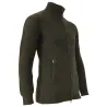 Gilet femme Shirley col montant laine vert loden XS à 3XL