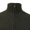 Gilet femme Shirley col montant laine vert loden XS à 3XL
