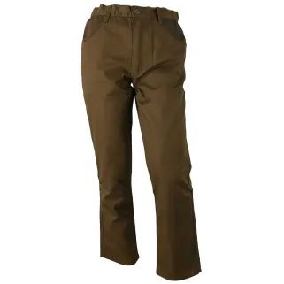 Pantalon Ouverture déperlant homme polyester coton marron 38 à 60