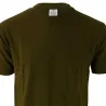 T-shirt manches courtes coupe droite 100% coton kaki S à 3XL T-shirt manches courtes coupe droite 100% coton kaki S à 3XL