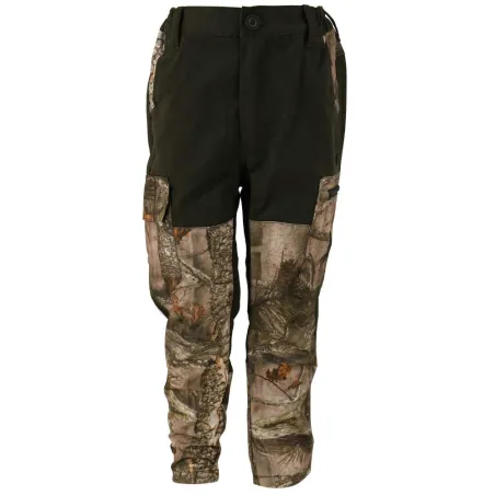 Pantalon Traque Enfant 5 poches polyester camo Forest 6 à 16 ans Pantalon Traque Enfant 5 poches polyester camo Forest 6 à 16 ans