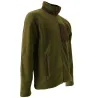 Blouson Polaire Brodé polyester kaki taille M à 4XL Blouson Polaire Brodé polyester kaki taille M à 4XL