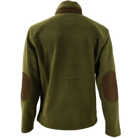 Blouson Polaire Brodé polyester kaki taille M à 4XL Blouson Polaire Brodé polyester kaki taille M à 4XL