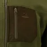 Blouson Polaire Brodé polyester kaki taille M à 4XL Blouson Polaire Brodé polyester kaki taille M à 4XL