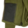 Blouson Polaire Brodé polyester kaki taille M à 4XL Blouson Polaire Brodé polyester kaki taille M à 4XL