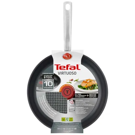 Poêle Virtuoso 250° revêtement antiadhésif acier inox noir Ø30 cm Poêle Virtuoso 250° revêtement antiadhésif acier inox noir Ø30 cm