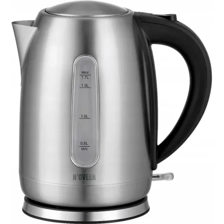 Bouilloire grande capacité anti calcaire prise UE 2000W inox 1,7L