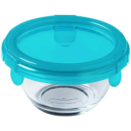 2 récipients empilable verre 0,20L bleu violet 11x11x6cm 2 récipients empilable verre 0,20L bleu violet 11x11x6cm