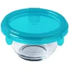 2 récipients empilable verre 0,20L bleu violet 11x11x6cm 2 récipients empilable verre 0,20L bleu violet 11x11x6cm