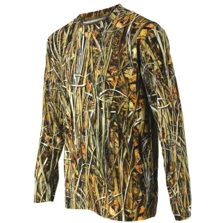 T-shirt manches longues Ghost Camo roseaux Wet polyester alvéolé