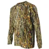 T-shirt manches longues Ghost Camo roseaux Wet polyester alvéolé T-shirt manches longues Ghost Camo roseaux Wet polyester alvéolé