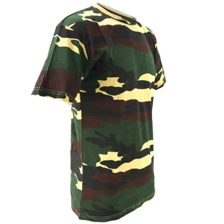 Tee-Shirt léger respirant camo CE 100% coton S à 3XL Tee-Shirt léger respirant camo CE 100% coton S à 3XL