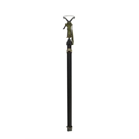 Canne de pirsh 3 pieds automatique alu, hauteur 100-160cm Canne de pirsh 3 pieds automatique alu, hauteur 100-160cm