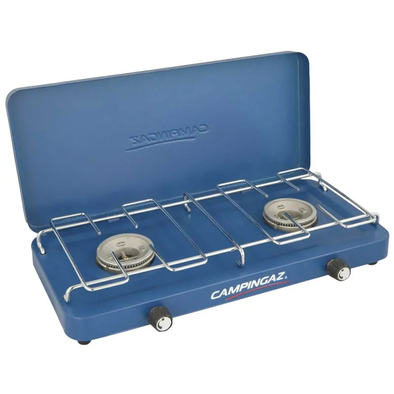 Réchaud 2 feux 3200W autonomie 12h30 facile à ranger 43x24x8cm