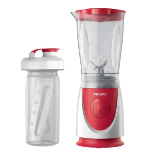 Mini blender 350W plastique sans BPA blanc gris 0,6L + gourde