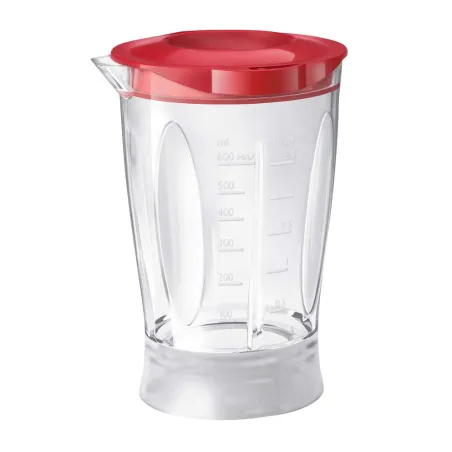 Mini blender 350W plastique sans BPA blanc gris 0,6L + gourde Mini blender 350W plastique sans BPA blanc gris 0,6L + gourde