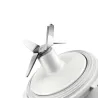Mini blender 350W plastique sans BPA blanc gris 0,6L + gourde Mini blender 350W plastique sans BPA blanc gris 0,6L + gourde