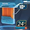 Pistolet fléchettes 4 rails modulable x10 portée 27m min 8 ans Pistolet fléchettes 4 rails modulable x10 portée 27m min 8 ans