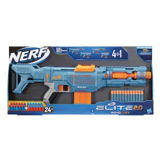 Pistolet fléchettes 4 rails modulable x10 portée 27m min 8 ans