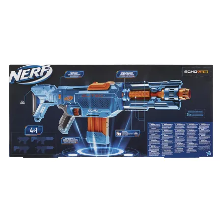 Pistolet fléchettes 4 rails modulable x10 portée 27m min 8 ans Pistolet fléchettes 4 rails modulable x10 portée 27m min 8 ans