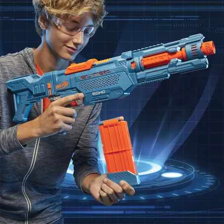 Pistolet fléchettes 4 rails modulable x10 portée 27m min 8 ans Pistolet fléchettes 4 rails modulable x10 portée 27m min 8 ans