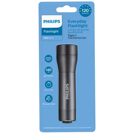Lampe de poche Philips Everyday 120 lumens AAA/LR03 Lampe de poche Philips Everyday 120 lumens AAA/LR03